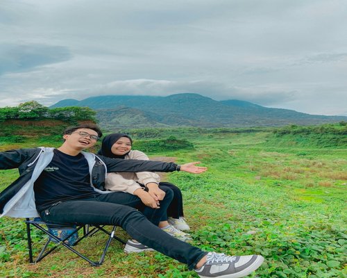 Momen jeda menikmati udara segar